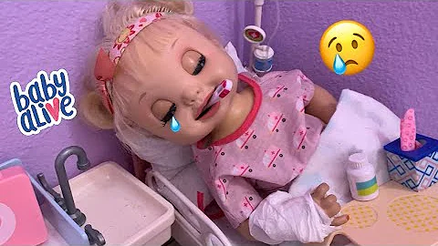 Baby alive Danielle breaks her arm!