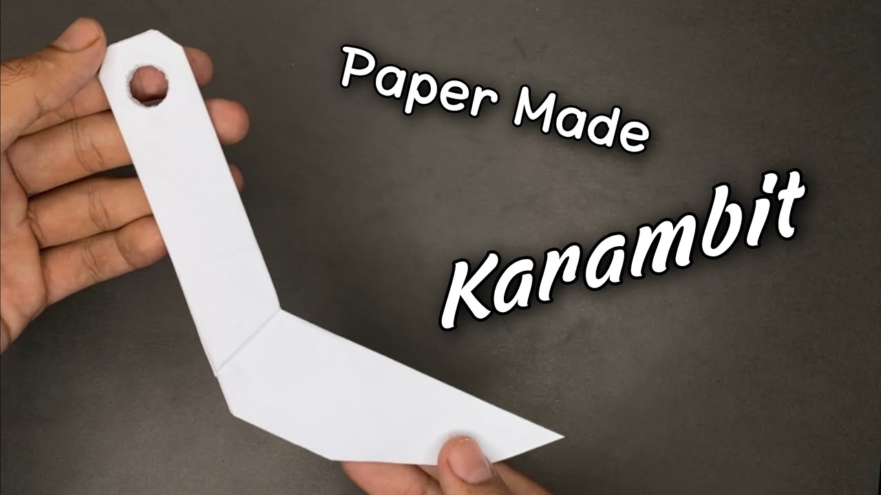 Origami Karambit knife Easy How to make Paper Karambit Easy Paper