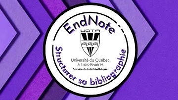 Introduction à EndNote partie 7 : Structurer sa bibliothèque