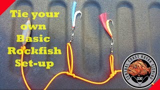 Simple Rockfish Set up  How to tie your own