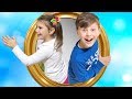 ALİ KARDEŞİYLE SİHİRLİ AYNADAN OYUN ALANINA GİRDİ! Magic Mirror to Indoor Playground, Pretend Play