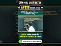 🚀 APSSB CGL/CHSL 2026 Current Affairs  | Complete Preparation Batch