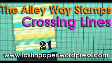 Crossing Lines at The Alley Way Stamps