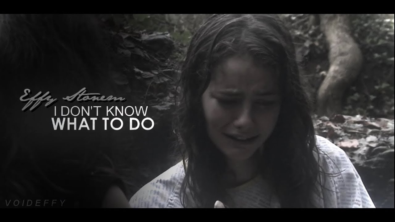 ❖ Effy Stonem | I don't know what to do