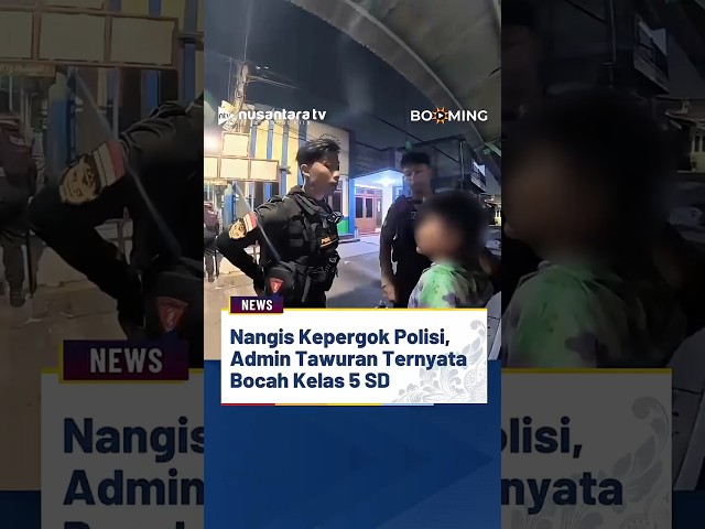 Nangis Kepergok Polisi, Admin Tawuran Ternyata Bocah Kelas 5 SD