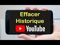 Comment effacer historique youtube historique de recherches youtubehistorique des vidos regardes