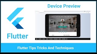 Celebrity Flutter Tips Tricks and Technique || Tips #7 || Device Preview || Flutter Bangla Tutorials Net Worth