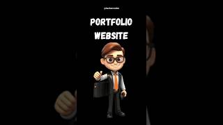 Personal Portfolio website using HTML5 CSS3 JS Bootstrap #freewebsitescode #portfoliowebsite #shorts