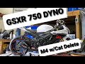 2019 GSXR 750 Dyno Tune w/ Cat Delete Pipe & M4 Slip On Exhaust- MOORE MAFIA