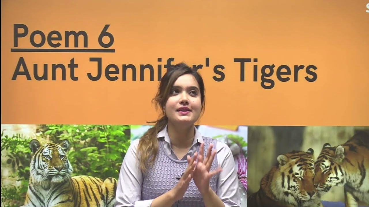 Aunt Jennifer's Tigers | Poem explanation in Hindi | Flamingo | Class 12 #cbse  #english NOTES