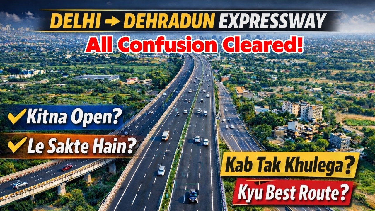 Delhi Dehradun Expressway Feb Update- Open or Close ❌ | Phase 1 & 2 Ride | Safe To Travel NOW?