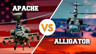 Ah-64 Apache Vs Ka-52 Alligator Cuál Es El Mejor Helicóptero De Ataque? Ee.uu O Rusia?