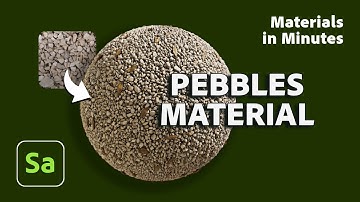 Create a Pebbles Material in Substance 3D Sampler | Materials in Minutes #12 | Adobe Substance 3D