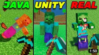 Minecraft  for Java vs Unity vs Realistic