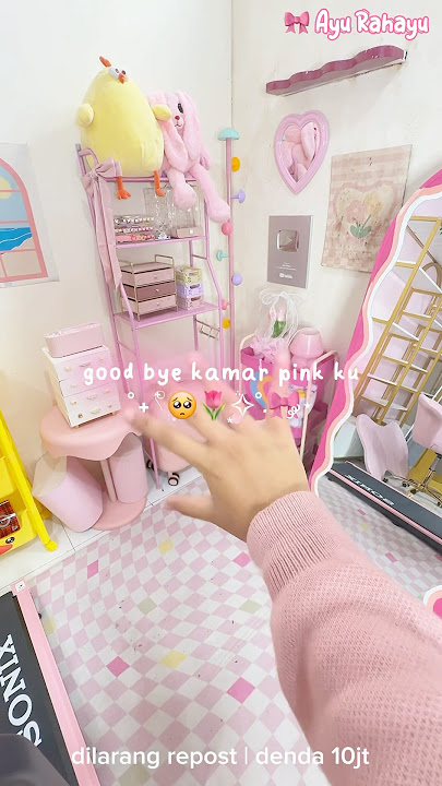 jangan kangen sama kamar pink aku ya 🥹💖 #ayurahayu #shorts