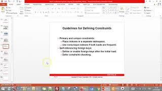 Maintaining Data Integrity - II