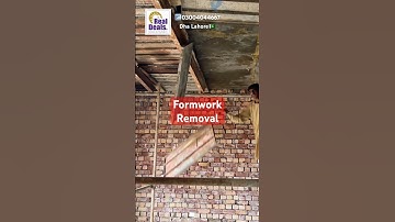Remove Concrete Formwork ⚒️ 𝘽𝙪𝙞𝙡𝙙𝙚𝙧 𝙞𝙣 𝘿𝙝𝙖 𝙇𝙖𝙝𝙤𝙧𝙚✅
