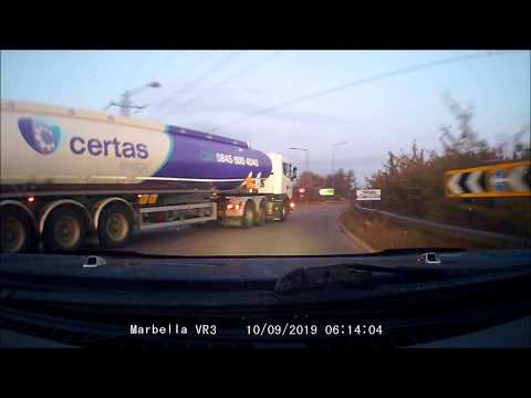 Total Wanker Driving A Truck With Dangerous Cargo On Board CERTAS ENERGY