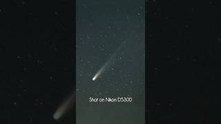 100  photos of comet Lemmon stacked for this Photo