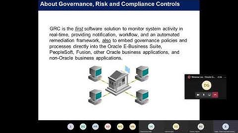 MasterClass - Simplifying Compliance with Oracle Governance Risk and Compliance!