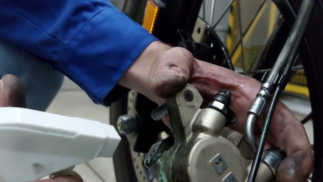 Manutenção pinça de freio interceptor 650