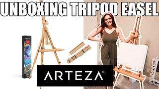 UNBOXING ARTEZA'S TRIPOD EASEL / should you get it?