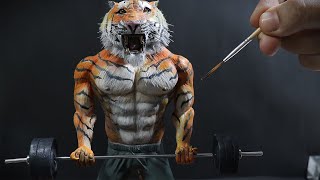 How to make a bodybuilder TIGER