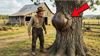 They Said The Tree Was Dead - Until The Old Farmer Noticed a Huge Strange Lump on It