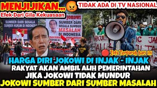 Menjijikan😱Harga Diri Jokowi Di Injak-² | Efek Dari Gila Kekuasaan |Rakyat Semakin Murka #demodpr