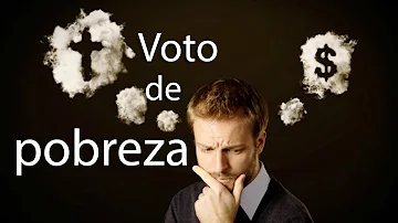 Quem faz voto de pobreza?