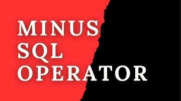 MINUS Operator in SQL | Oracle SQL fundamentals