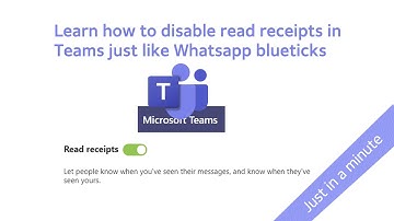 How to sneak in teams 🧐 | Disabling read receipts | Latest