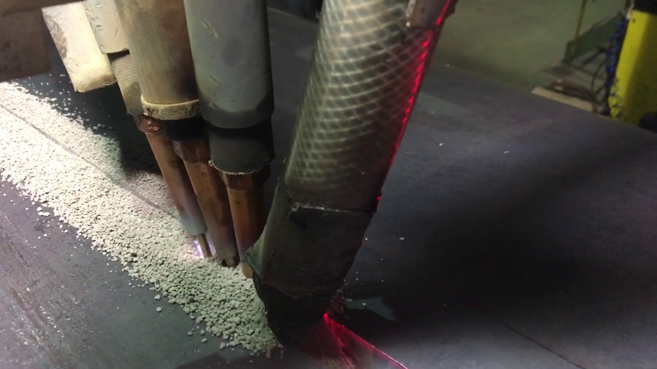 Sub arc welding (SAW) 3wire YouTube