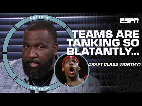 Perk CALLS out tanking NBA teams 🗣️ 'They're tanking like LeBron is in the draft!' | NBA Today