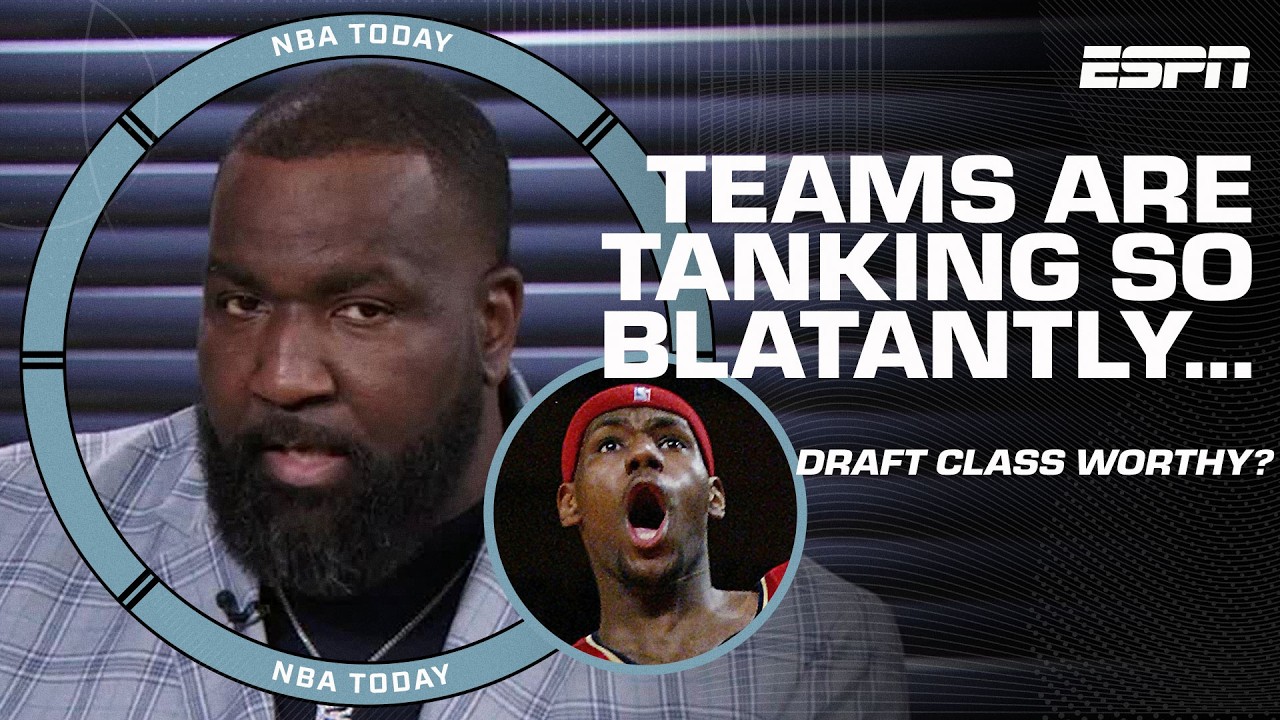 Perk CALLS out tanking NBA teams 🗣️ 'They're tanking like LeBron is in the draft!' | NBA Today