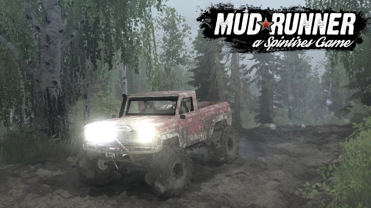 SpinTires MudRunner Forestry Map Mod YouTube