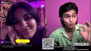 Meet Cutie 🥰 On Monkey Chat 🙈 | Monkey Chat India #monkeyvideo romantic video 