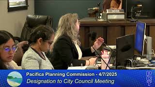 PPC 4/7/25 - Pacifica Planning Commission Meeting - April 7, 2025