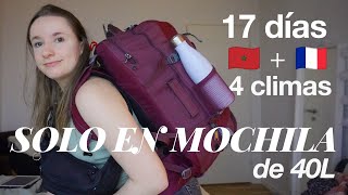 Cómo viajar SOLO con mochila  Paris y Marruecos