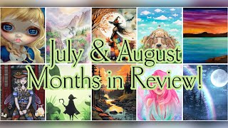 July & August Months in Review!! 3 Finishes!! PLUS Future WIPS and Updated 2026 Bingo Cards!!