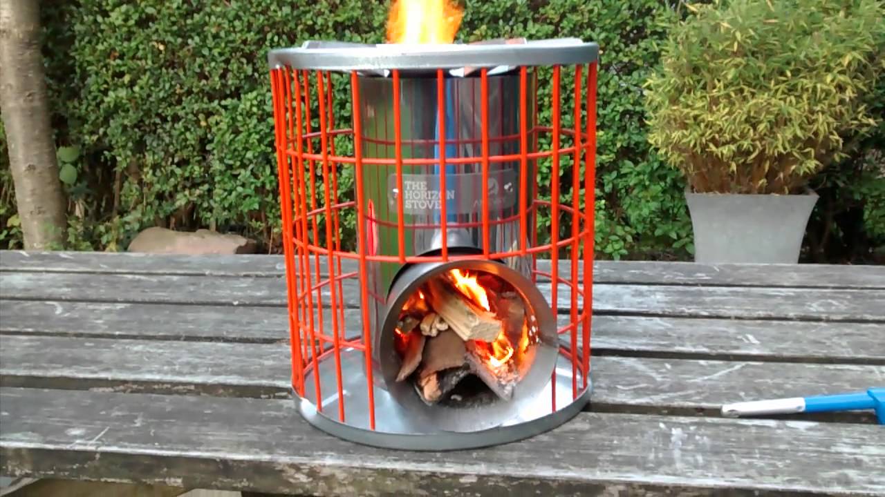Anevay Horizon Rocket Stove - YouTube