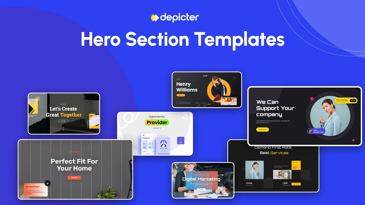 Stunning Website Hero Section Templates - YouTube