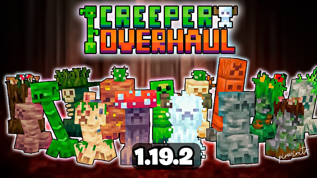 Creeper Overhaul Mod para Minecraft 1.20.1, 1.19.2 y 1.18.2