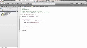 Objective C (Introdução) - NSMutableString 25 / 31