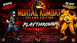 Mortal Kombat Solano Edition (2026) & Jax |Kabal Playthrough
