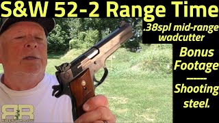 S&W 52-2 Range Time - .38spl Mid-range Wadcutter