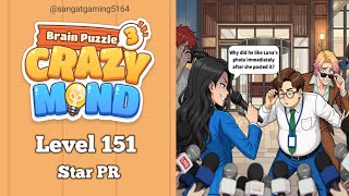 Brain puzzle 3 crazy mind Level 151 walkthrough solution