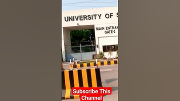 Universty Of Sargoha ❤Visit Universty Road Sargodha #vlog #eagle #university #sargodha #road
