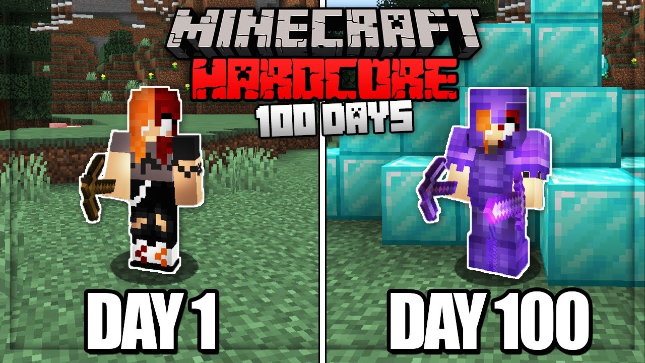 I Survived 100 days in Hardcore Minecraft and This Happened... - YouTube