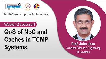 Lec 43: QoS of NoC and Caches in TCMP Systems